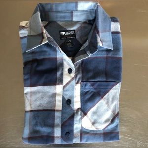 NWT Outdoor Research Sandpoint Flannel Shirt, XS